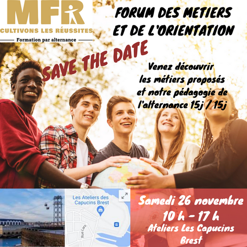 Forum des métiers MFR à Brest le 26/11/2022
